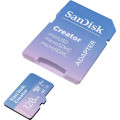 Thẻ Nhớ MicroSDXC SanDisk Creator 128GB 190MB/s (SDSQXAA-128G-GN6MS) UHS-I, V30, U3, A2