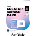 Thẻ Nhớ MicroSDXC SanDisk Creator 128GB 190MB/s (SDSQXAA-128G-GN6MS) UHS-I, V30, U3, A2