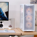Vỏ Case Corsair 3200D RS ARGB White (CC-9011345-WW) (ATX, Sẵn 3 fan RS120 ARGB, Rad 360, USB-C 20Gbps)