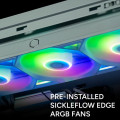 Tản Nhiệt Nước AIO Cooler Master MasterLiquid 360 Atmos II LCD ARGB Black (LGA 1851/1700/1200/115x, AM5/AM4)