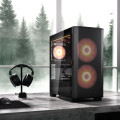Vỏ Case Cougar Airface Flo RGB Black (ATX, Sẵn 3 fan ARGB, Cổng I/O dạng modular, Rad 360, USB-C)