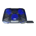 Đế Tản Nhiệt Laptop COOLCOLD F2 PLUS (3 Fan, Led Xanh, Có Thể Nâng Hạ)
