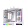 Vỏ Case Xigmatek Cloud M DGT 3AF Arctic - EN19849 (m-ATX, Sẵn 3 fan ARGB, Max 9 fan, Rad 360)