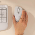 Chuột Không Dây Logitech Signature Comfort M840L Off-white (Bluetooth, 4000 DPI, Quiet Clicks, Pin AA)