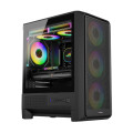 Vỏ Case MIK H2 Black (m-ATX, No fan, Max 8 fan)