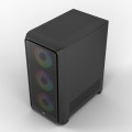 Vỏ Case MIK H2 Black (m-ATX, No fan, Max 8 fan)