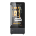 Vỏ Case MIK H3 Black (m-ATX, No fan, Max 5 fan, Rad 240)