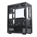 Vỏ Case MIK H3 Black (m-ATX, No fan, Max 5 fan, Rad 240)