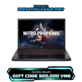 Laptop Acer Gaming Nitro ProPanel ANV15-52-73Z8 (Core 7 240H, RAM 16GB, SSD 512GB, VGA NVIDIA GeForce RTX 4050 6GB, Màn Hình 15.6 inch FHD, IPS, 180Hz, 300 nits, 100% sRGB, Windows 11) 