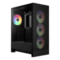 Vỏ Case GAMDIAS AURA GC15 ARGB Black (ATX, Sẵn 4 fan ARGB, Rad 240)