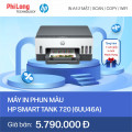 Máy In Phun Màu HP Smart Tank 720 All-in-One (6UU46A) (In Đảo Mặt A4, Copy, Scan, USB, WiFi, Màu Trắng)