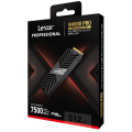 Ổ Cứng SSD Lexar NM800 PRO With Heatsink 512GB M.2 2280 NVMe PCIe Gen4x4 (LNM800P512G-RN8NG)