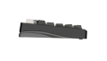 Bàn Phím Cơ Không Dây DareU FLEX 75 Black Grey - Pegasus Switch (3 mode, PBT Keycap, Gasket mount, Hotswap, Pin 4000mAh)