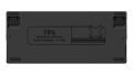 Bàn Phím Cơ Không Dây DareU FLEX 75 Black Grey - Pegasus Switch (3 mode, PBT Keycap, Gasket mount, Hotswap, Pin 4000mAh)