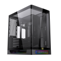 Vỏ Case Xigmatek Alpha Heaven Black - EN49873 (E-ATX, 3 mặt cường lực, No Fan, Max 8 Fan, Rad 360, USB-C, Kèm Hub ARGB + Remote)