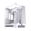 Vỏ Case Xigmatek Alpha Heaven Arctic - EN49880 (E-ATX, 3 mặt cường lực, No Fan, Max 8 Fan, Rad 360, USB-C, Kèm Hub ARGB + Remote)
