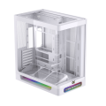 Vỏ Case Xigmatek Alpha Heaven Arctic - EN49880 (E-ATX, 3 mặt cường lực, No Fan, Max 8 Fan, Rad 360, USB-C, Kèm Hub ARGB + Remote)