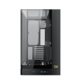 Vỏ Case Xigmatek Alpha Pano II Black - EN48562 (E-ATX, 3 mặt cường lực, No Fan, Max 8 Fan, Rad 360, USB-C, Kèm Hub ARGB + Remote)