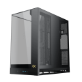 Vỏ Case Xigmatek Alpha Pano II Black - EN48562 (E-ATX, 3 mặt cường lực, No Fan, Max 8 Fan, Rad 360, USB-C, Kèm Hub ARGB + Remote)