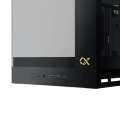 Vỏ Case Xigmatek Alpha Pano II Black - EN48562 (E-ATX, 3 mặt cường lực, No Fan, Max 8 Fan, Rad 360, USB-C, Kèm Hub ARGB + Remote)