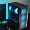 Vỏ Case DeepCool CC550 4F Black (ATX, Sẵn 4 fan ARGB, Max 8 fan, USB-C, Rad 240)
