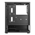 Vỏ Case DeepCool CC550 4F Black (ATX, Sẵn 4 fan ARGB, Max 8 fan, USB-C, Rad 240)