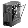 Vỏ Case DeepCool CC550 4F Black (ATX, Sẵn 4 fan ARGB, Max 8 fan, USB-C, Rad 240)