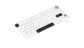Bàn Phím Cơ Không Dây DareU FLEX 75 White Black - Pegasus Switch (3 mode, PBT Keycap, Gasket mount, Hotswap, Pin 4000mAh)