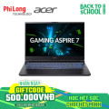 Laptop Acer Gaming Aspire 7 A715-59G-79XF (Intel Core 7 240H, RAM 16GB, SSD 512GB, RTX 3050, Màn Hình 15.6 inch FullHD 144Hz, Windows 11, Màu Đen)