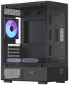 Vỏ Case Formula V Line Crystal Z1CM Plus V2 Black (m-ATX, Sẵn 3 fan ARGB, Max 5 fan, Rad 240, USB-C)