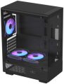 Vỏ Case Formula V Line Crystal Z1CM Plus V2 Black (m-ATX, Sẵn 3 fan ARGB, Max 5 fan, Rad 240, USB-C)