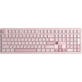 Bàn Phím Cơ Không Dây AULA F108 Pro V2 Hồng - Strawberry Mint Switch (3 mode, 8000Hz, Pin 10.000mAh, Gasket mount, Hotswap)