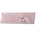 Bàn Phím Cơ Không Dây AULA F108 Pro V2 Hồng - Strawberry Mint Switch (3 mode, 8000Hz, Pin 10.000mAh, Gasket mount, Hotswap)