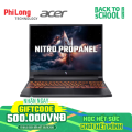 Laptop Acer Gaming Nitro ProPanel ANV16-72-782F (Core 7-240H, RAM 16GB, SSD 512GB, Màn hình 16inch IPS 180Hz, sRGB 100%, 400nits, RTX 5050 8GB, Window 11)