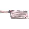 Bàn Phím Cơ Không Dây Aula HERO 75 HE Hồng - Mistclound Magnetic Switch (Rapid Trigger, 3 mode, 8000Hz, Gasket mount, Hotswap)