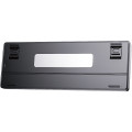 Bàn Phím Cơ Không Dây Aula L99 Đen + Xám + Vàng, Raindrop Switch (3 mode, Màn hình cảm ứng, Gasket mount, Hotswap)