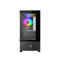 Vỏ Case Xigmatek VIEW III 3F Black - EN90526 (m-ATX, Sẵn 3 fan RGB, Max 5 fan)