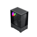 Vỏ Case Xigmatek VIEW III 3F Black - EN90526 (m-ATX, Sẵn 3 fan RGB, Max 5 fan)