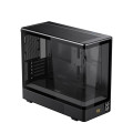 Vỏ Case Xigmatek MOON ML DGT Black - EN49699 (m-ATX, Kính cong, No Fan, Max 9 Fan, Rad 360)