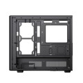 Vỏ Case Xigmatek MOON ML DGT Black - EN49699 (m-ATX, Kính cong, No Fan, Max 9 Fan, Rad 360)