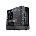 Vỏ Case Xigmatek MOON ML DGT Black - EN49699 (m-ATX, Kính cong, No Fan, Max 9 Fan, Rad 360)