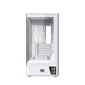 Vỏ Case Xigmatek MOON ML DGT Arctic (White) - EN49705 (m-ATX, Kính cong, No Fan, Max 9 Fan, Rad 360)