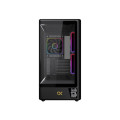 Vỏ Case Xigmatek MOON ML DGT 3AF Black - EN19856 (m-ATX, Kính cong, Sẵn 3 Fan ARGB, Max 9 Fan, Rad 360)