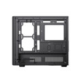 Vỏ Case Xigmatek MOON ML DGT 3AF Black - EN19856 (m-ATX, Kính cong, Sẵn 3 Fan ARGB, Max 9 Fan, Rad 360)