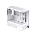 Vỏ Case Xigmatek MOON ML DGT 3AF Arctic (White) - EN19863 (m-ATX, Kính cong, Sẵn 3 Fan ARGB, Max 9 Fan, Rad 360)