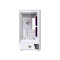 Vỏ Case Xigmatek MOON ML DGT 3AF Arctic (White) - EN19863 (m-ATX, Kính cong, Sẵn 3 Fan ARGB, Max 9 Fan, Rad 360)