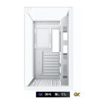 Vỏ Case Xigmatek OCEAN II DGT Arctic (White) - EN90717 (E-ATX, 3 mặt cường lực, No Fan, Max 7 Fan, Rad 360)