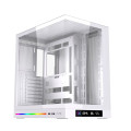 Vỏ Case Xigmatek CLOUD DGT Arctic (White) - EN90755 (E-ATX, No Fan, Max 10 Fan, Rad 360)