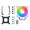 Tản Nhiệt Khí CPU Xigmatek AK4 DIGITAL Arctic (White) - EN46063 (4 ống đồng, LED ARGB)