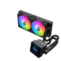 Tản Nhiệt Nước AIO Xigmatek Alpha Connect 240 Black - EN45257 (LCD)